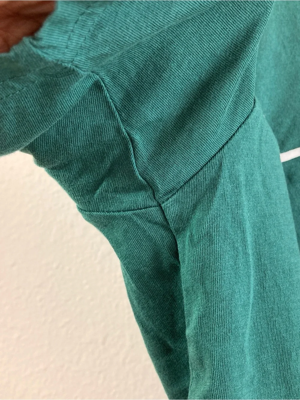 Tommy Hilfiger Emerald Green Graphic T-Shirt Girls Size M Plaid Logo